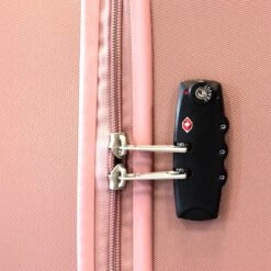 ©TROLLEYZ - Bali No.22 - Trolley 55cm Met TSA Slot - Dubbele Wielen - 360° Spinners - 100% ABS - Handbagage Koffer In Cosmopolitan Pink -Reis Opberg Artikelen 1200x1200 355