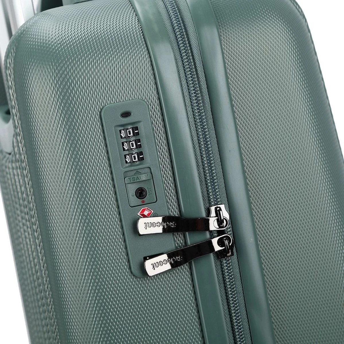 Decent Handbagage Koffer / Trolley / Reiskoffer - 55 Cm - 38 Liter - ABS - Tranporto - Groen 12 Decent Handbagage Koffer / Trolley / Reiskoffer - 55 Cm - 38 Liter - ABS - Tranporto - Groen - Afbeelding 10