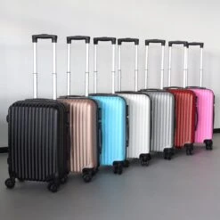 Handbagage Koffer 55cm Rood 4 Wielen Trolley Met Pin Slot -Reis Opberg Artikelen 1200x1200 380