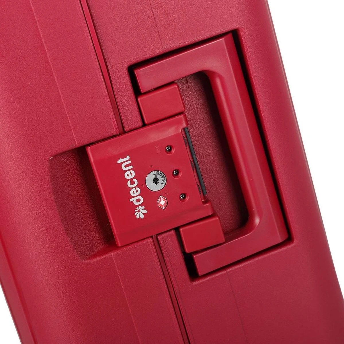 Decent Transit Large Koffer - 82 Cm - Rood 8 Decent Transit Large Koffer - 82 Cm - Rood - Afbeelding 6