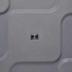 ©TROLLEYZ - Venice No.10 - Trolley - 55cm Met TSA Slot - Dubbele Wielen - 360° Spinners - 100% Polypropyleen - Handbagage Koffer In Silver Stone -Reis Opberg Artikelen 1200x1200 457