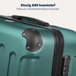 TRVLMORE Koffer - Handbagage - 54x36x20cm - 38L - Donkergroen -Reis Opberg Artikelen 1200x1200 485