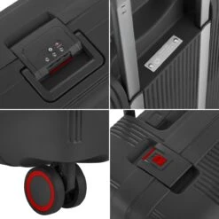 CarryOn Protector Luxe Handbagage Koffer - Trolley 55cm Met TSA-slot En Clipsluiting - Zwart -Reis Opberg Artikelen 1200x1200 569