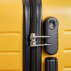 Swiss Alpine 2.0 - Handbagage Koffer - 55x35x20 Cm - 4 Wielen - Geel -Reis Opberg Artikelen 1200x1200 576