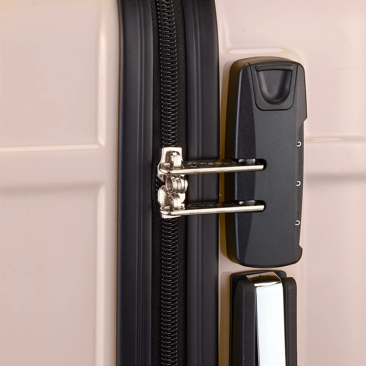 Tesla PC - Handbagage Koffer - 55x35x20 Cm - 4 Wielen - Roze 8 Tesla PC - Handbagage Koffer - 55x35x20 Cm - 4 Wielen - Roze - Afbeelding 6