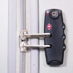 ©TROLLEYZ - Bali No.22 - Reiskoffer 69cm Met TSA Slot - Dubbele Wielen - 360° Spinners - 100% ABS - Reiskoffer In Metallic Grey -Reis Opberg Artikelen 1200x1200 754