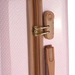 Princess Traveller Trendy Dots - Reiskoffer - Roze - M - 66cm -Reis Opberg Artikelen 1200x1200 794