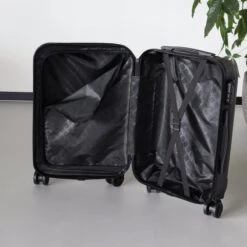 Handbagage Koffer 55cm Zwart 4 Wielen Trolley Met Pin Slot -Reis Opberg Artikelen 1200x1200 848