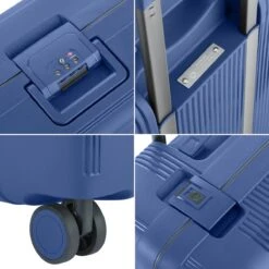 CarryOn Protector Luxe 2-delige Kofferset - TSA Trolleyset Handbagage En Groot - Kliksloten - Ultralicht - Blauw -Reis Opberg Artikelen 1200x1200 85