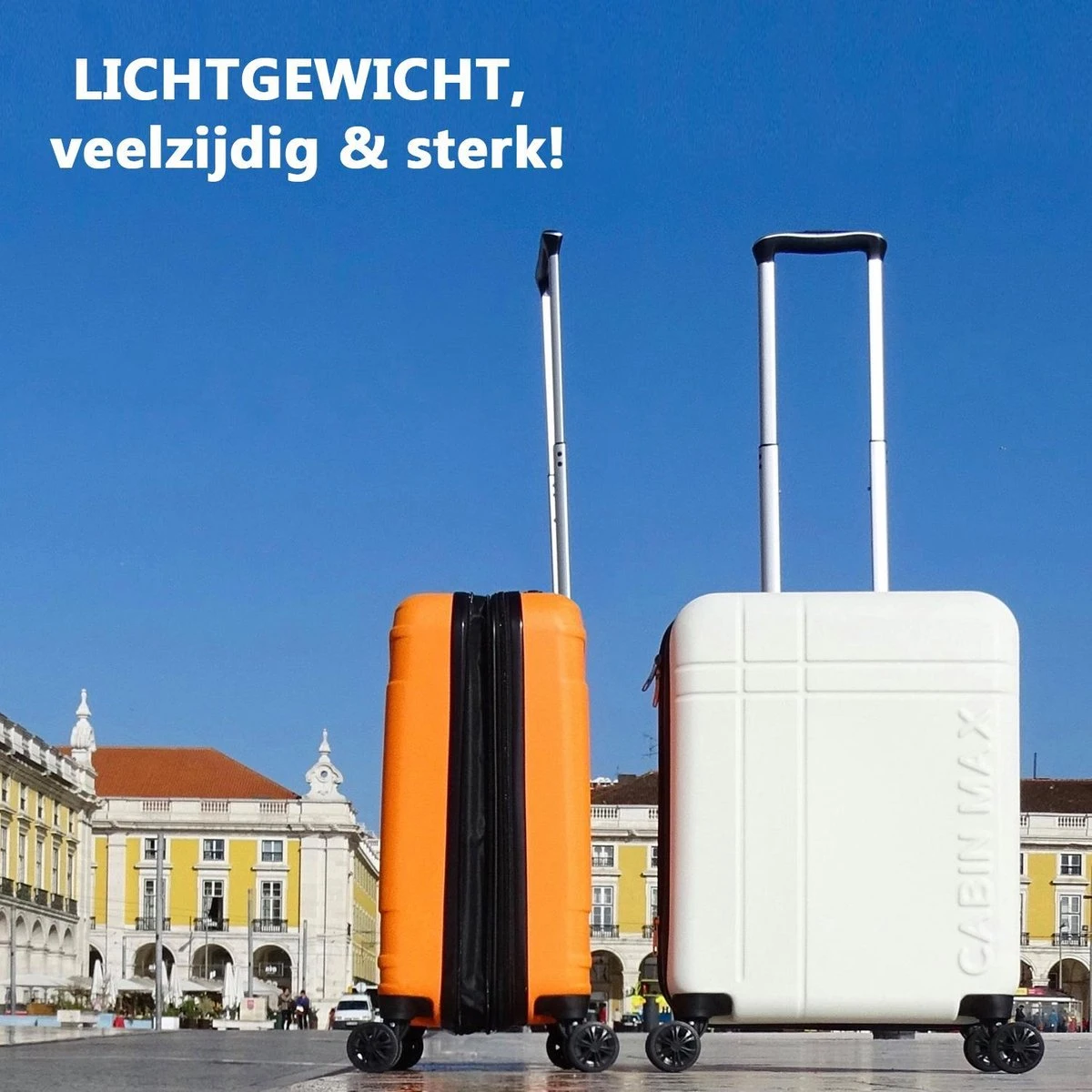 CabinMax Velocity Handbagage Koffer - Uitbreidbaar Trolley 44L - Harde Reiskoffer - 55x40x20/25 Cm - Lichtgewicht - Groot Capaciteit - Geel 9 CabinMax Velocity Handbagage Koffer - Uitbreidbaar Trolley 44L - Harde Reiskoffer - 55x40x20/25 Cm - Lichtgewicht - Groot Capaciteit - Geel - Afbeelding 7