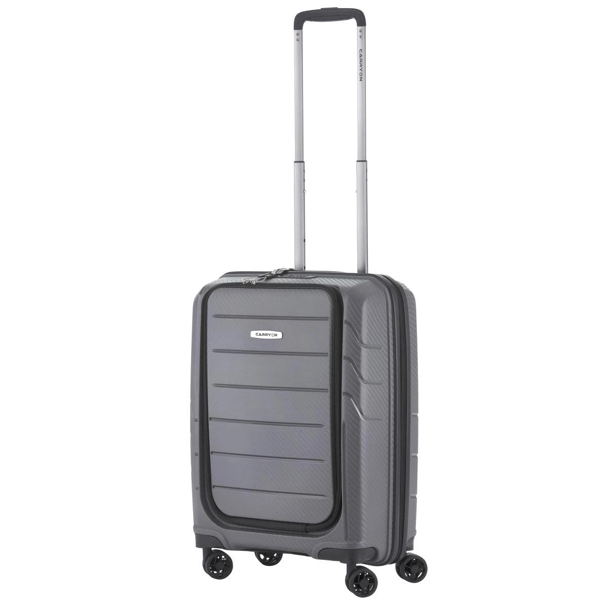 CarryOn Mobile Worker Handbagage Koffer 55cm TSA | Zakelijke Trolley Met Laptopvak Grijs 4 CarryOn Mobile Worker Handbagage Koffer 55cm TSA | Zakelijke Trolley Met Laptopvak Grijs - Afbeelding 2