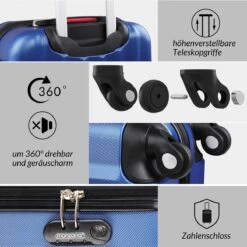 Deuba Hard Case Koffer Baseline L Navyblauw -Reis Opberg Artikelen 1200x1200 933