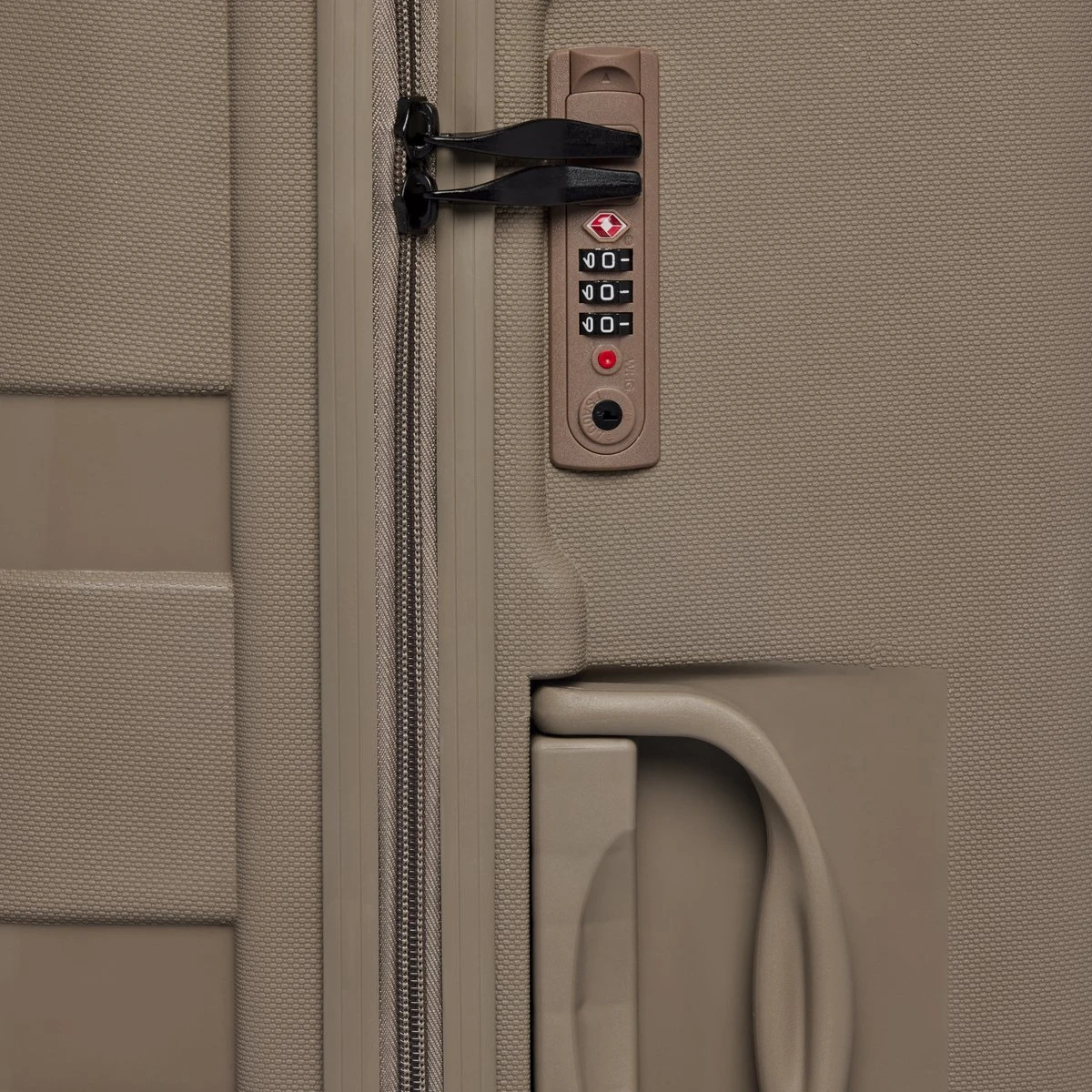 ©TROLLEYZ - Paris No.5 - Reiskoffer - 69cm Met TSA Slot - Dubbele Wielen - 360° Spinners - 100% Polypropyleen - Reiskoffer In Pearl Sand 9 ©TROLLEYZ - Paris No.5 - Reiskoffer - 69cm Met TSA Slot - Dubbele Wielen - 360° Spinners - 100% Polypropyleen - Reiskoffer In Pearl Sand - Afbeelding 7