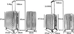 SB Travelbags Kofferset - 2 Delige 'Expandable' Koffer - Donker Grijs - 65cm/55cm -Reis Opberg Artikelen 1200x561 4