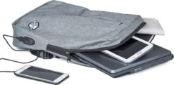 SafeSave Rugtas – Waterafstotende Schooltas Met Laptop Vak En Usb Aansluiting – Schoudertas – 15.6 Inch – Licht Grijs 21 SafeSave Rugtas – Waterafstotende Schooltas Met Laptop Vak En Usb Aansluiting – Schoudertas – 15.6 Inch – Licht Grijs -Reis Opberg Artikelen 1200x590 1