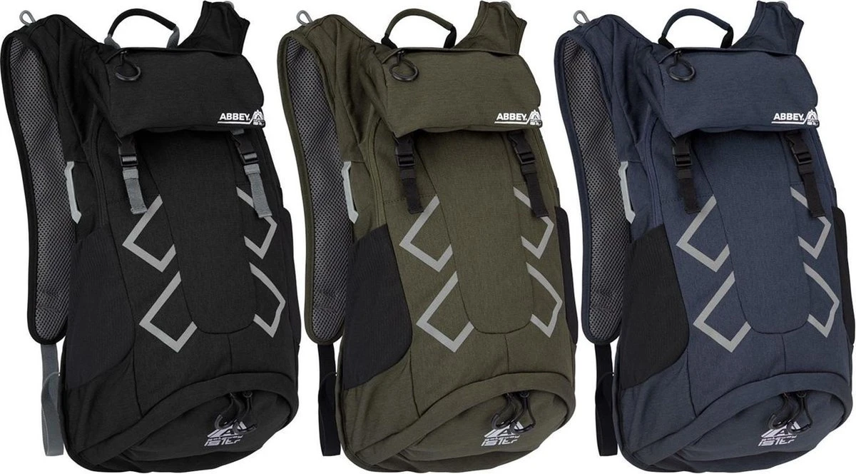 Abbey Active Outdoor Rugzak Aerofit - Gateway-15 L - Marine/Zwart 11 Abbey Active Outdoor Rugzak Aerofit - Gateway-15 L - Marine/Zwart - Afbeelding 9