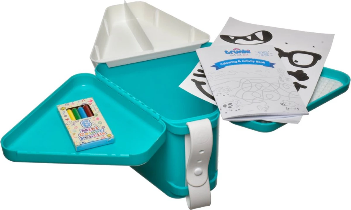 Trunki: TEEBEE Eenhoorn Una - Kids Travel Toy Box, Bevat Een Leuk Activiteitenboekje, Kleurpotloden En Stickers, In Doos 15,5x18x18cm, 3+ 4 Trunki: TEEBEE Eenhoorn Una - Kids Travel Toy Box, Bevat Een Leuk Activiteitenboekje, Kleurpotloden En Stickers, In Doos 15,5x18x18cm, 3+ - Afbeelding 2