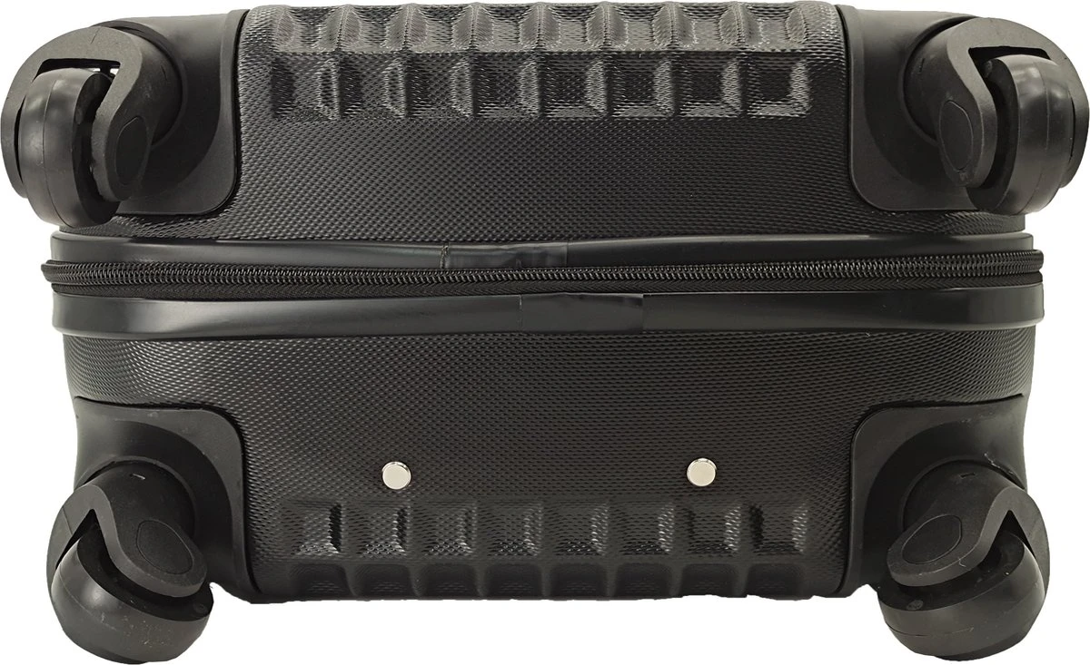 SB Travelbags Handbagage Koffer 55cm 4 Wielen Trolley - Zwart 7 SB Travelbags Handbagage Koffer 55cm 4 Wielen Trolley - Zwart - Afbeelding 5