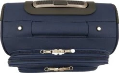 SB Travelbags Bagage Stoffen Koffer 75cm 4 Wielen Trolley - Blauw -Reis Opberg Artikelen 1200x736