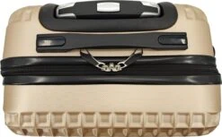 SB Travelbags Handbagage Koffer 51cm 4 Wielen Trolley - Champagne -Reis Opberg Artikelen 1200x745