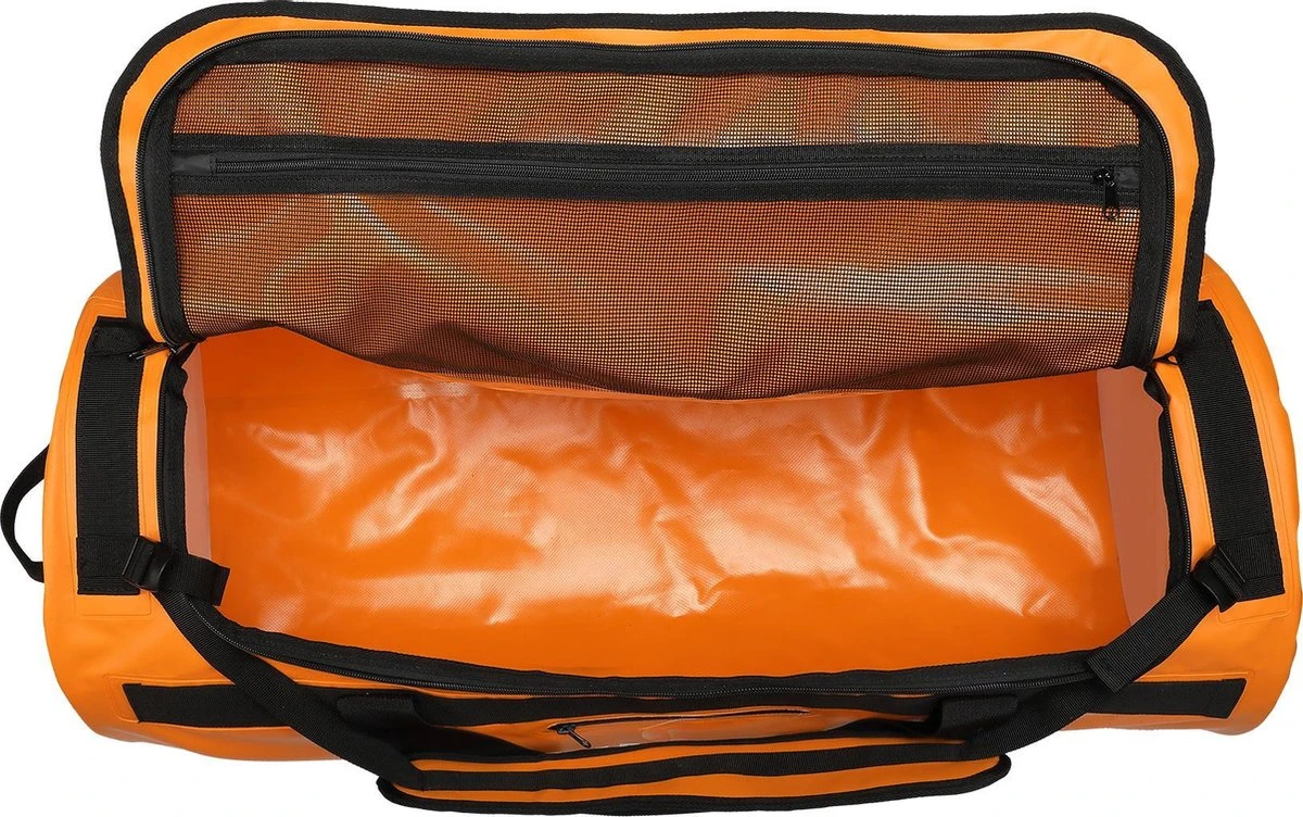 The Friendly Dutch Waterdichte Zeiltas: Oranje Waterdichte Reistassen 90 Liter Voor Zowel Heren Als Dames - Outdoor Waterproof Duffelbag, Zeiltas 90L Met Rugzakfunctie (weekendtas) 5 The Friendly Dutch Waterdichte Zeiltas: Oranje Waterdichte Reistassen 90 Liter Voor Zowel Heren Als Dames - Outdoor Waterproof Duffelbag, Zeiltas 90L Met Rugzakfunctie (weekendtas) - Afbeelding 3