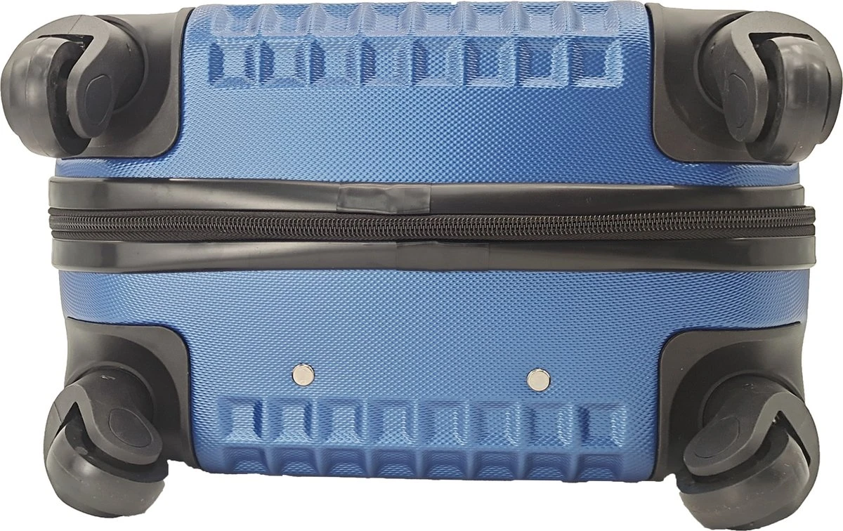 SB Travelbags Handbagage Koffer 51cm 4 Wielen Trolley - Blauw 10 SB Travelbags Handbagage Koffer 51cm 4 Wielen Trolley - Blauw - Afbeelding 8