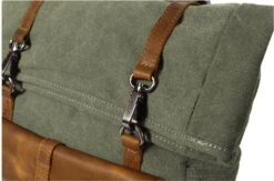 MORGNTAU - Ukiyo - Rugzak - Backpack - Groen - Canvas - Leer 15 MORGNTAU - Ukiyo - Rugzak - Backpack - Groen - Canvas - Leer -Reis Opberg Artikelen 1200x794