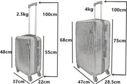 SB Travelbags Kofferset - 2 Delige -Blauw - 75cm/55cm 15 SB Travelbags Kofferset - 2 Delige -Blauw - 75cm/55cm -Reis Opberg Artikelen 1200x797 2