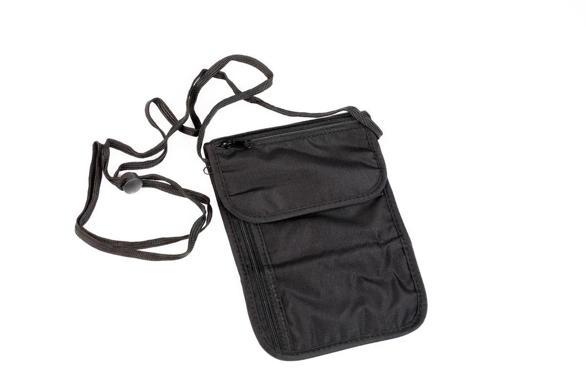 Combi-Label - Nektasje - Nektas - Reistas - Reisportemonnee - Paspoorthouder - Paspoort - Etui - Zwart 5 Combi-Label - Nektasje - Nektas - Reistas - Reisportemonnee - Paspoorthouder - Paspoort - Etui - Zwart - Afbeelding 3