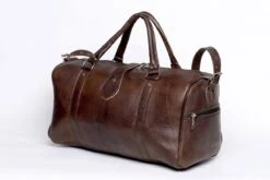 Leren Weekendtas Bruin - Reistas - Weekender - Duffle Bag - Sporttas - Studs & Stones -Reis Opberg Artikelen 1200x800 120