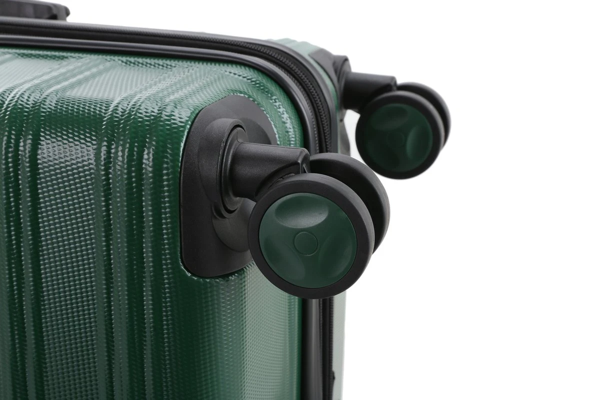 **ACTIE** NDK Swiss - Kofferset - 3 Delig - 4 Wielen - Groen 9 **ACTIE** NDK Swiss - Kofferset - 3 Delig - 4 Wielen - Groen - Afbeelding 7