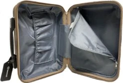 Benzi Barra - Set Van Handbagage Koffer + Beautycase - Champagne -Reis Opberg Artikelen 1200x807