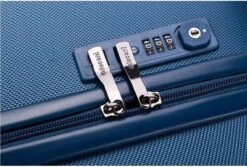 Decent Tranporto-One Handbagage Koffer - 55 Cm - TSA Slot - Dark Blue -Reis Opberg Artikelen 1200x809