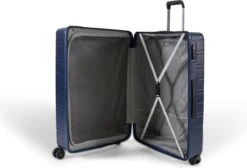 ©TROLLEYZ - Amsterdam No.9 - Reiskoffer 78cm Met TSA Slot - Dubbele Wielen - 360° Spinners - 100% ABS - Reiskoffer In Ocean Blue -Reis Opberg Artikelen 1200x818 1