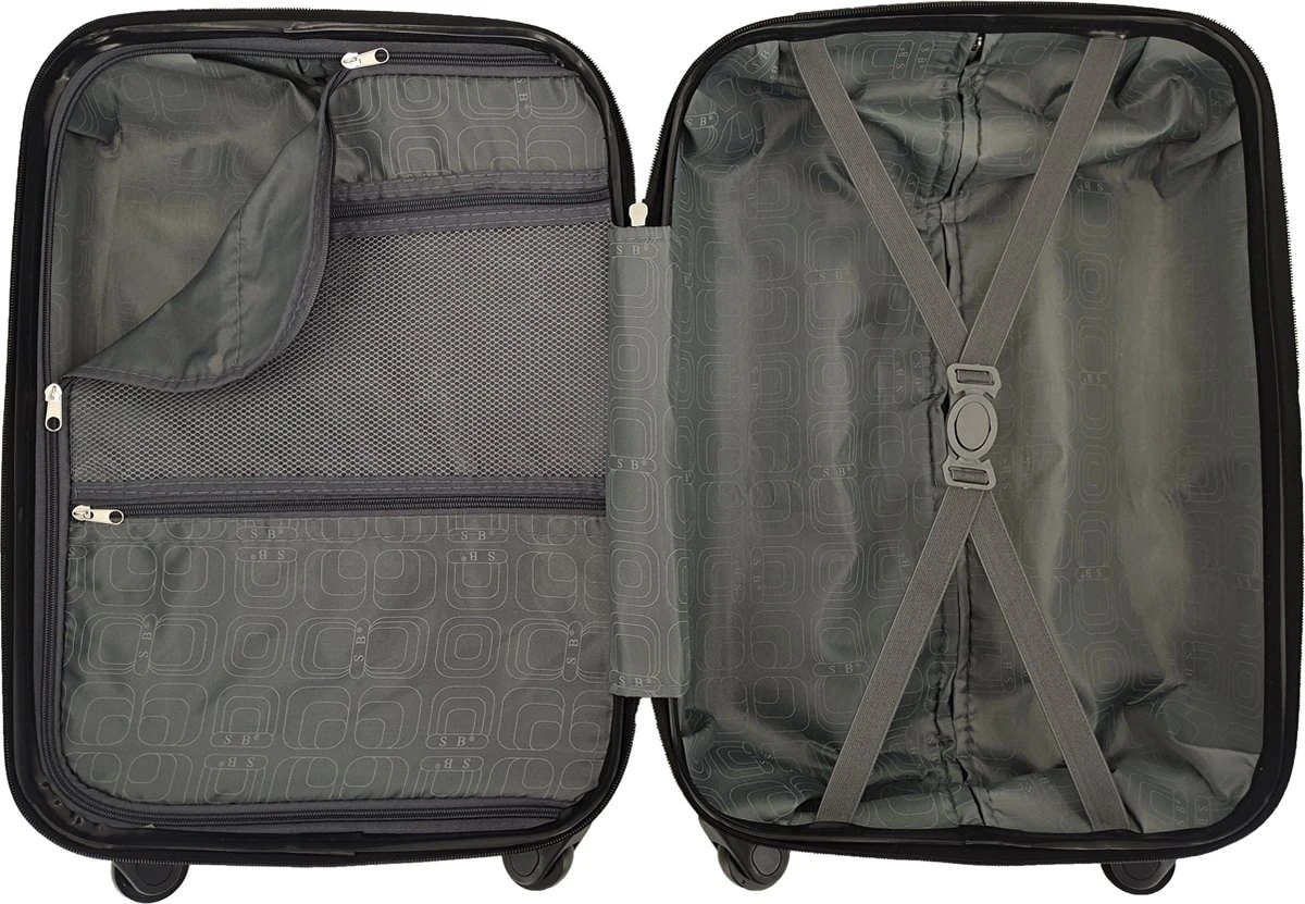 SB Travelbags Kofferset - 2 Delige -Blauw - 75cm/55cm 6 SB Travelbags Kofferset - 2 Delige -Blauw - 75cm/55cm - Afbeelding 4