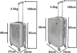 SB Travelbags Kofferset - 2 Delige -Zwart - 65cm/55cm 16 SB Travelbags Kofferset - 2 Delige -Zwart - 65cm/55cm -Reis Opberg Artikelen 1200x831