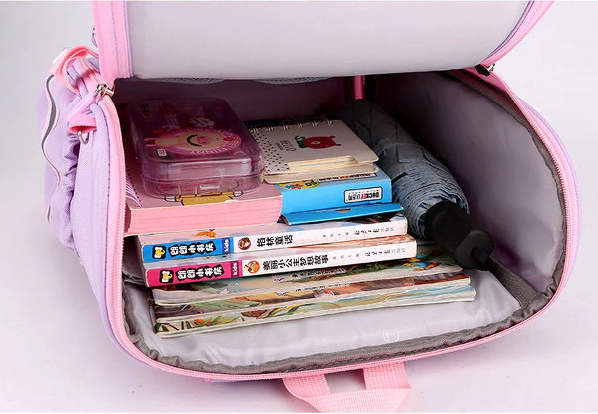 Kinder Rugzak - Rugtas Voor Meisjes - Kleuter - Peuter - Schooltas Basisschool - Eenhoorn Roze 10 Kinder Rugzak - Rugtas Voor Meisjes - Kleuter - Peuter - Schooltas Basisschool - Eenhoorn Roze - Afbeelding 8