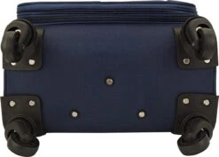 SB Travelbags Bagage Stoffen Koffer 75cm 4 Wielen Trolley - Blauw -Reis Opberg Artikelen 1200x859