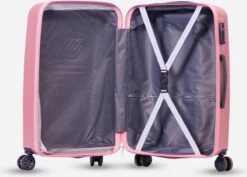 ©TROLLEYZ Ibiza No.3 - Reiskoffer 69 Cm -Pink 14 ©TROLLEYZ Ibiza No.3 - Reiskoffer 69 Cm -Pink -Reis Opberg Artikelen 1200x862