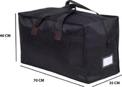 MAXXIBAGS - Set Van 3 (M/M/M) Opbergtas - Skitas - Skiën - Kledingzak - Reistas - Tassenset - Weekendtas - Voor Dekens/kussens/dekbedden - Organiser -Zwart - Afmeting: 40 X 70 X 35 -Reis Opberg Artikelen 1200x862 5