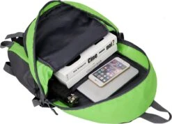 Faseras Outdoor Camping Rugzak - 17 Inch Laptopvak - Waterafstotend - Wandel Rugzak - Groen - 40L -Reis Opberg Artikelen 1200x866