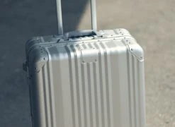 Aluminium Handbagage Koffer Mozzel Darrow - Reiskoffer Met Wielen - 51cm - Harde Koffer - Zilver -Reis Opberg Artikelen 1200x874