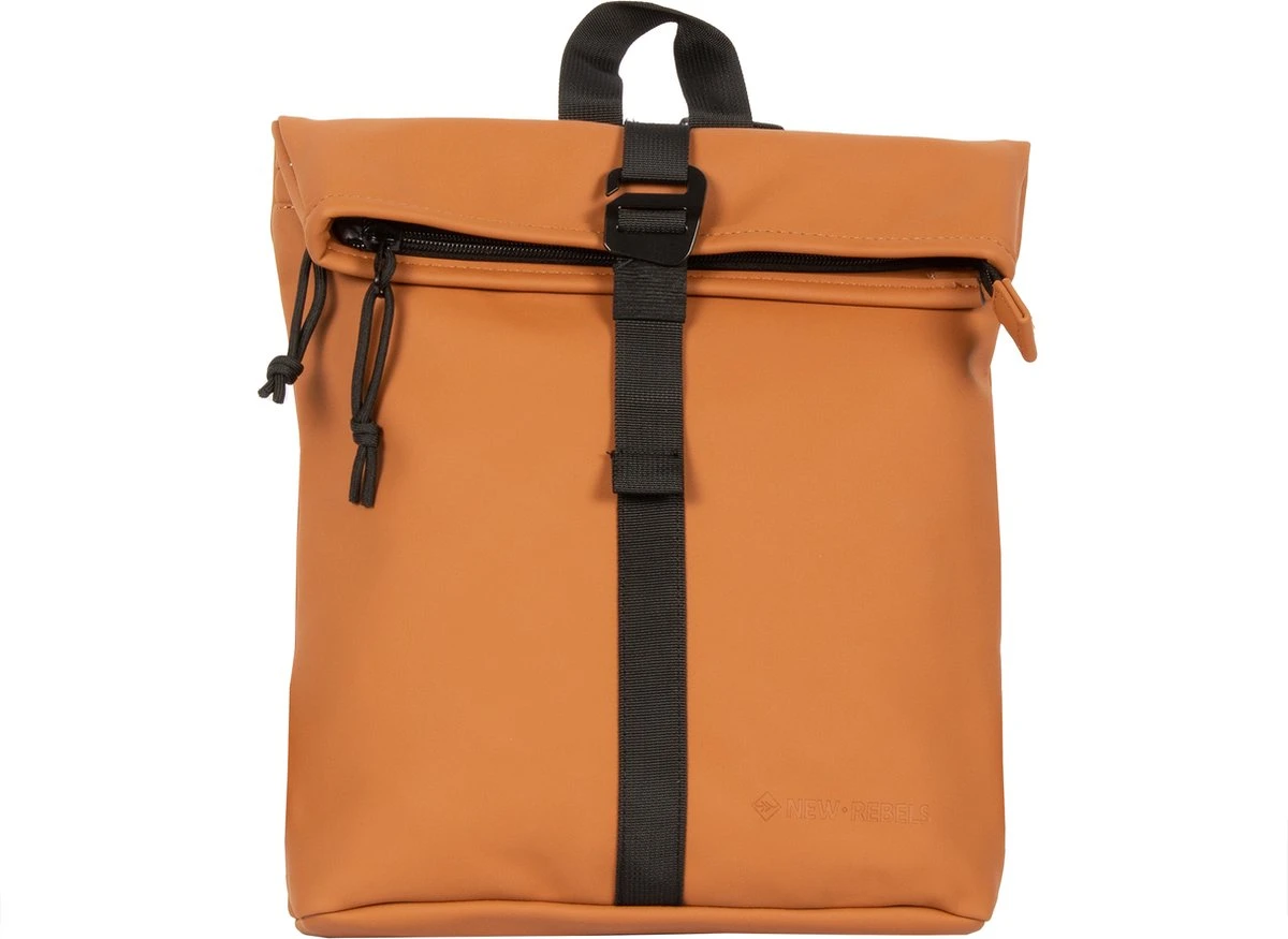 Mart - Los Angeles Rolltop Backpack Mini Cognac 3 Mart - Los Angeles Rolltop Backpack Mini Cognac