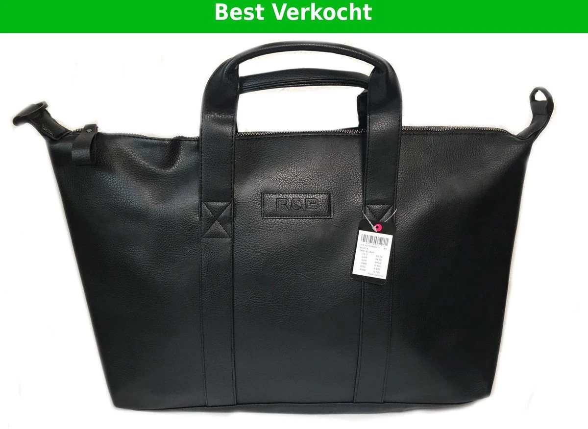 Reistas R&B | Zwart | Vakantietas | Leren Tas | Schoudertas| Unisex 3 Reistas R&B | Zwart | Vakantietas | Leren Tas | Schoudertas| Unisex