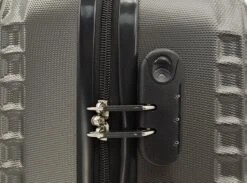 SB Travelbags Handbagage Koffer 55cm 4 Wielen Trolley - Donker Grijs -Reis Opberg Artikelen 1200x890