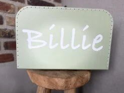 Merkloos Koffertje Karton Groen Maat L Met Eigen Opdruk - Met Naam -Reis Opberg Artikelen 1200x899 1