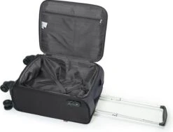 Gabol Handbagage Koffer Cloud Zwart/grijs 114022 -Reis Opberg Artikelen 1200x912