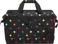 Reisenthel Allrounder L Pocket Reistas - 32L - Dots Zwart -Reis Opberg Artikelen 1200x923