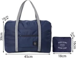 Merkloos Reistas - Opvouwbaar - Grote Capaciteit - Multifunctioneel - Trolley - Bagage - Opbergtas - Reizen - Vakantie