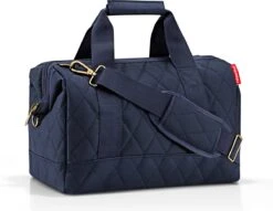 Reisenthel Allrounder M Reistas Sporttas - 18L - Rhombus Midnight Gold Blauw -Reis Opberg Artikelen 1200x928 3